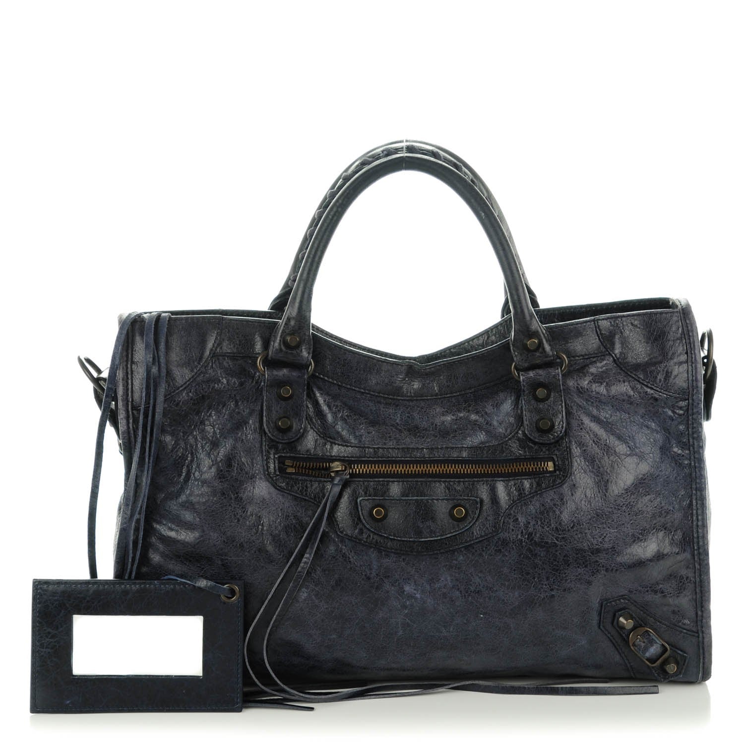 Balenciaga Agneau Classic Hardware City Encre 1 of 8