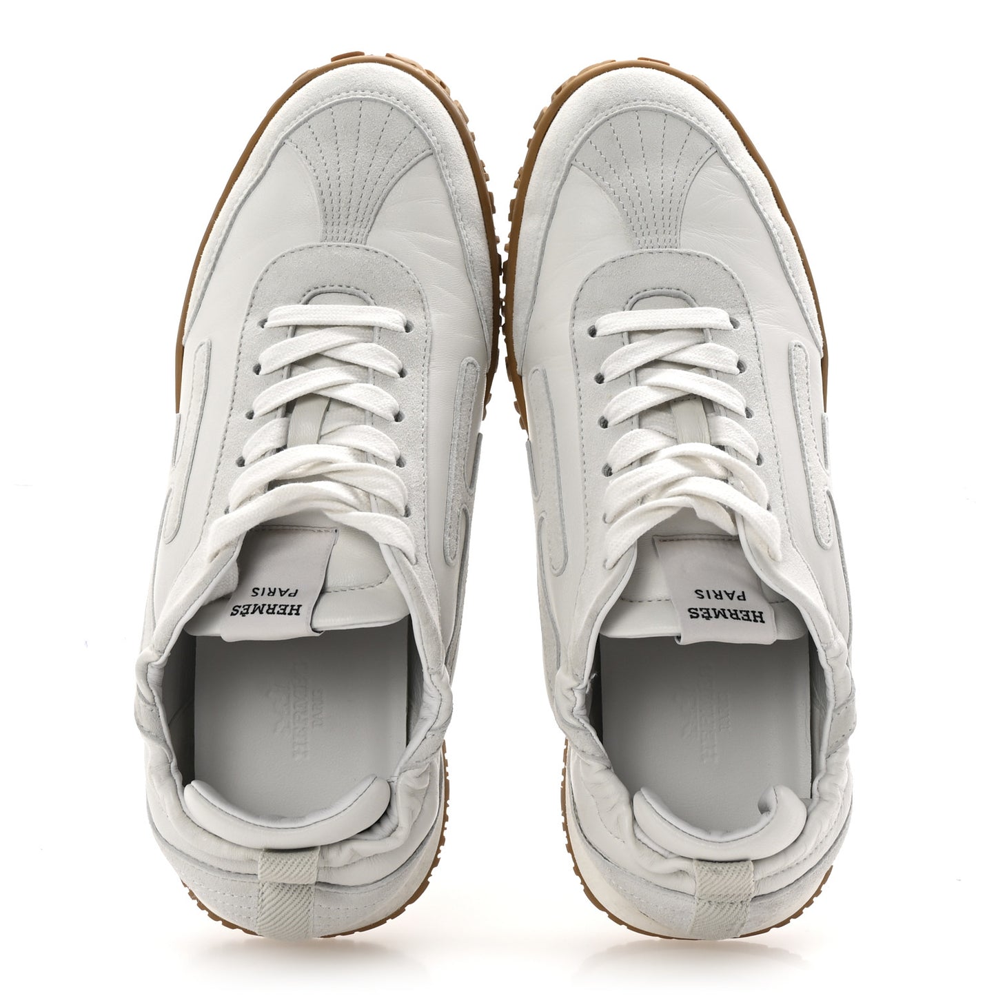 Nappa Suede Goatskin Jet Sneakers 38 White