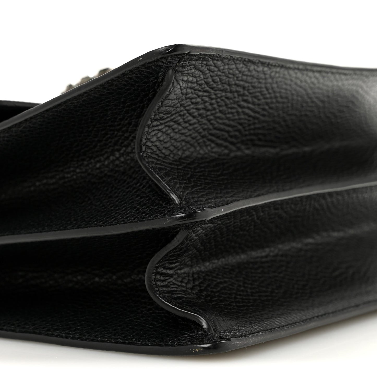 Dollar Calfskin Crystal Web Medium Dionysus Bamboo Top Handle Bag Black Black Diamond