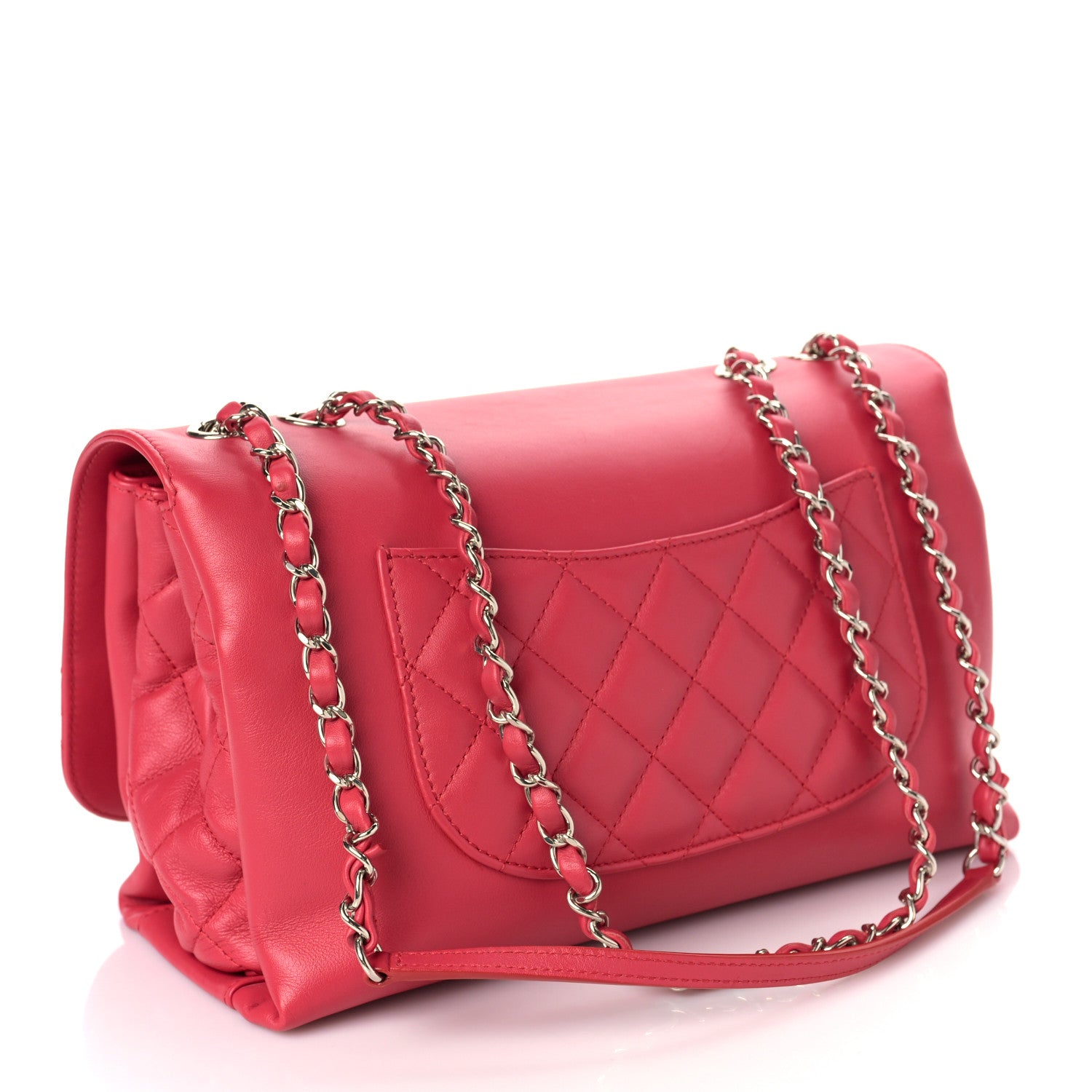 Chanel Calfskin Jumbo Tramezzo Flap Red 3 of 9