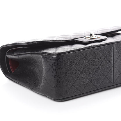 Chanel Caviar Quilted Jumbo Double Flap Black 8 of 9