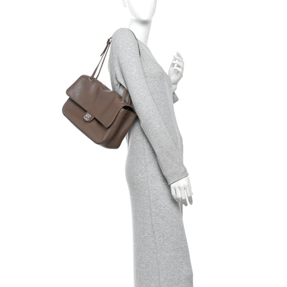 Chanel Grained Calfskin Small Souplissimo Maxi Flap Light Brown 2 of 10