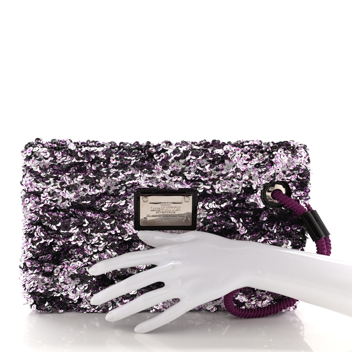 Sequin Pochette Rococo Violet