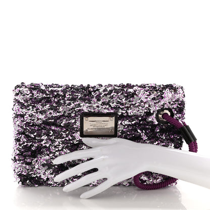 Louis Vuitton Sequin Pochette Rococo Violet 2 of 8