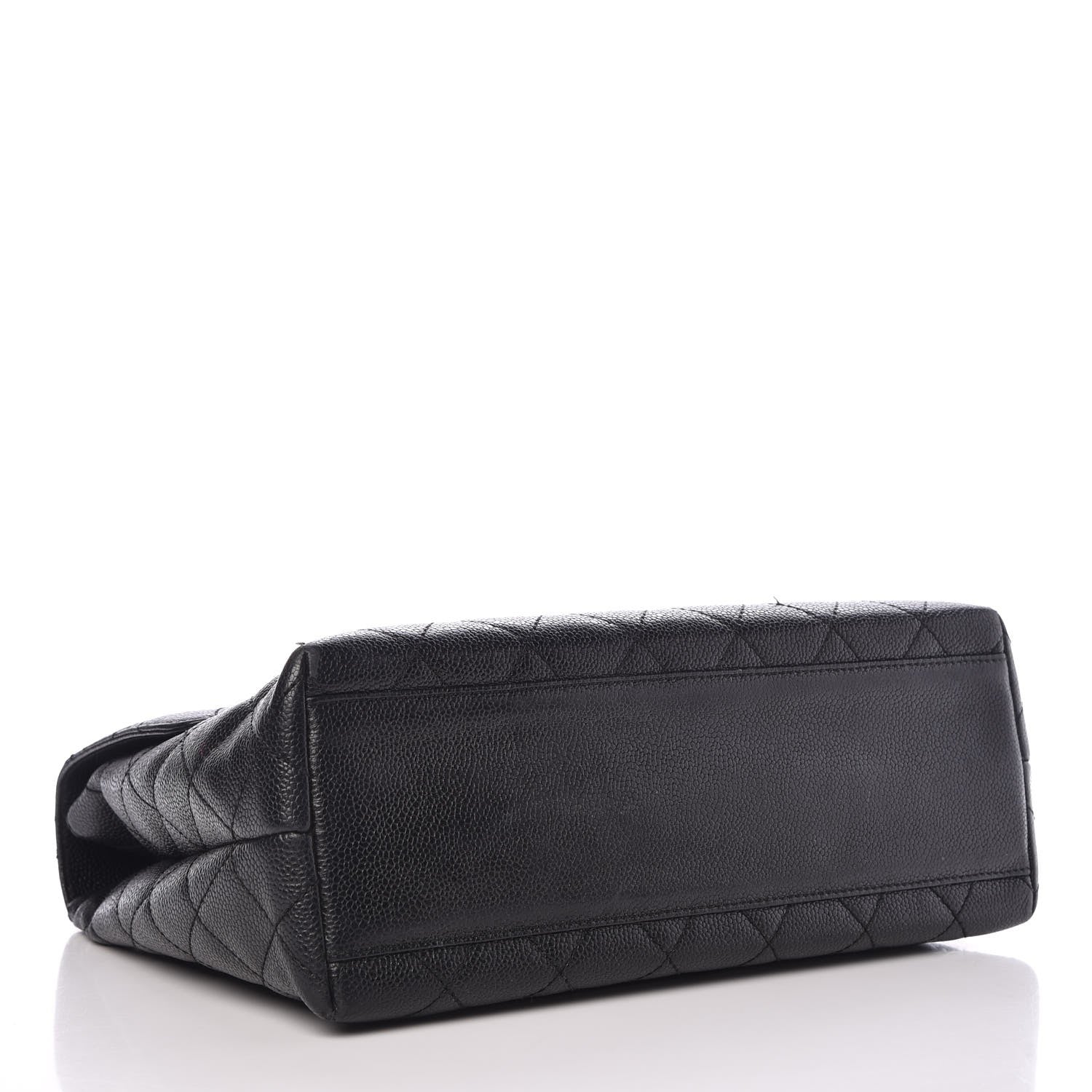 Chanel Caviar Quilted Jumbo Kelly Flap Black 4 of 14