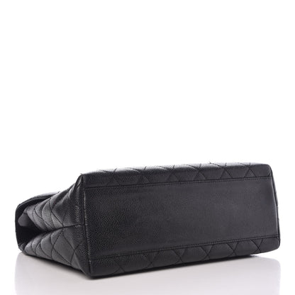 Chanel Caviar Quilted Jumbo Kelly Flap Black 4 of 14