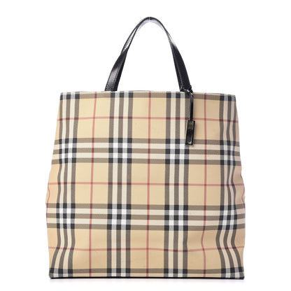 Burberry House Check Large Tote Black 1 of 15
