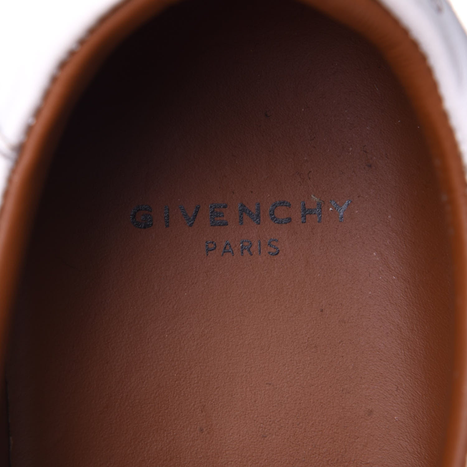 Givenchy Calfskin Band Logo Womens Urban Street Sneakers 37.5 White Black 9 of 10