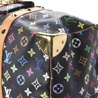 Louis Vuitton Monogram Multicolor Keepall 45 Black 9 of 11
