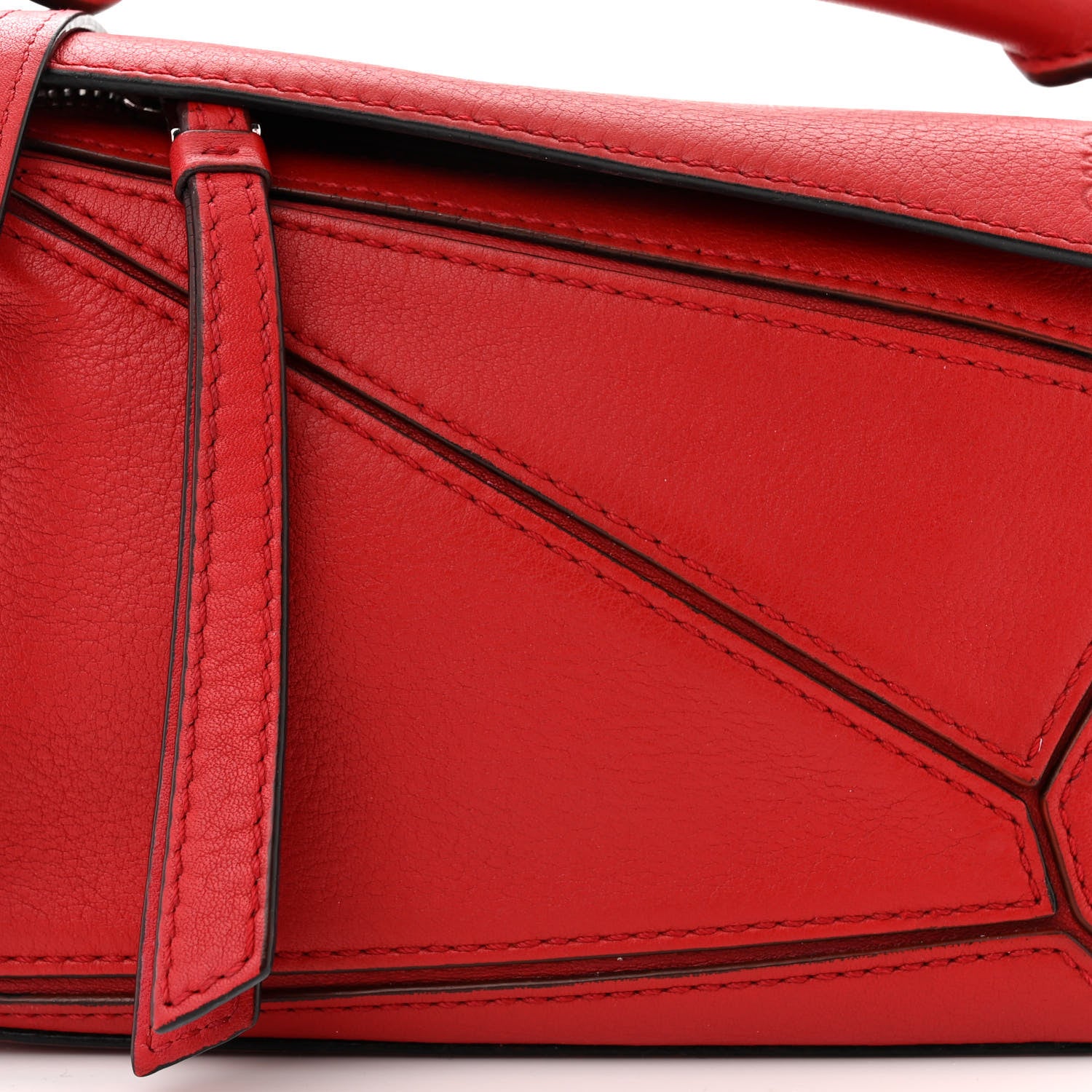 Loewe Calfskin Mini Puzzle Bag Pomodoro 8 of 11