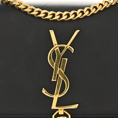Saint Laurent Calfskin Small Classic Monogram Kate Tassel Satchel Black 12 of 13