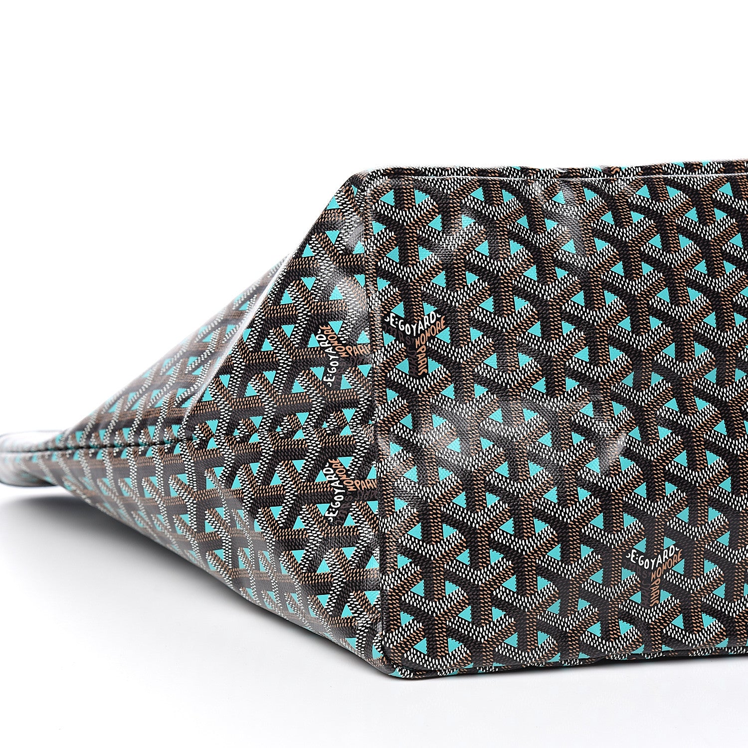 Goyard Goyardine Saint Louis Claire Voie GM Black Blue 8 of 11