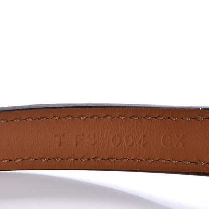 Hermes Epsom Rivale Double Tour Bracelet M Rouge Casaque 6 of 7