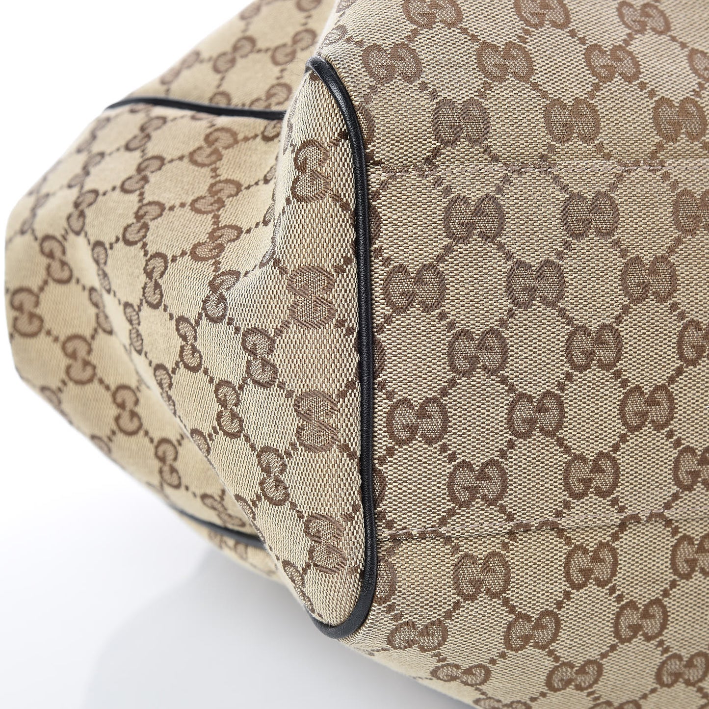 Monogram Large Sukey Tote Beige Ebony Black
