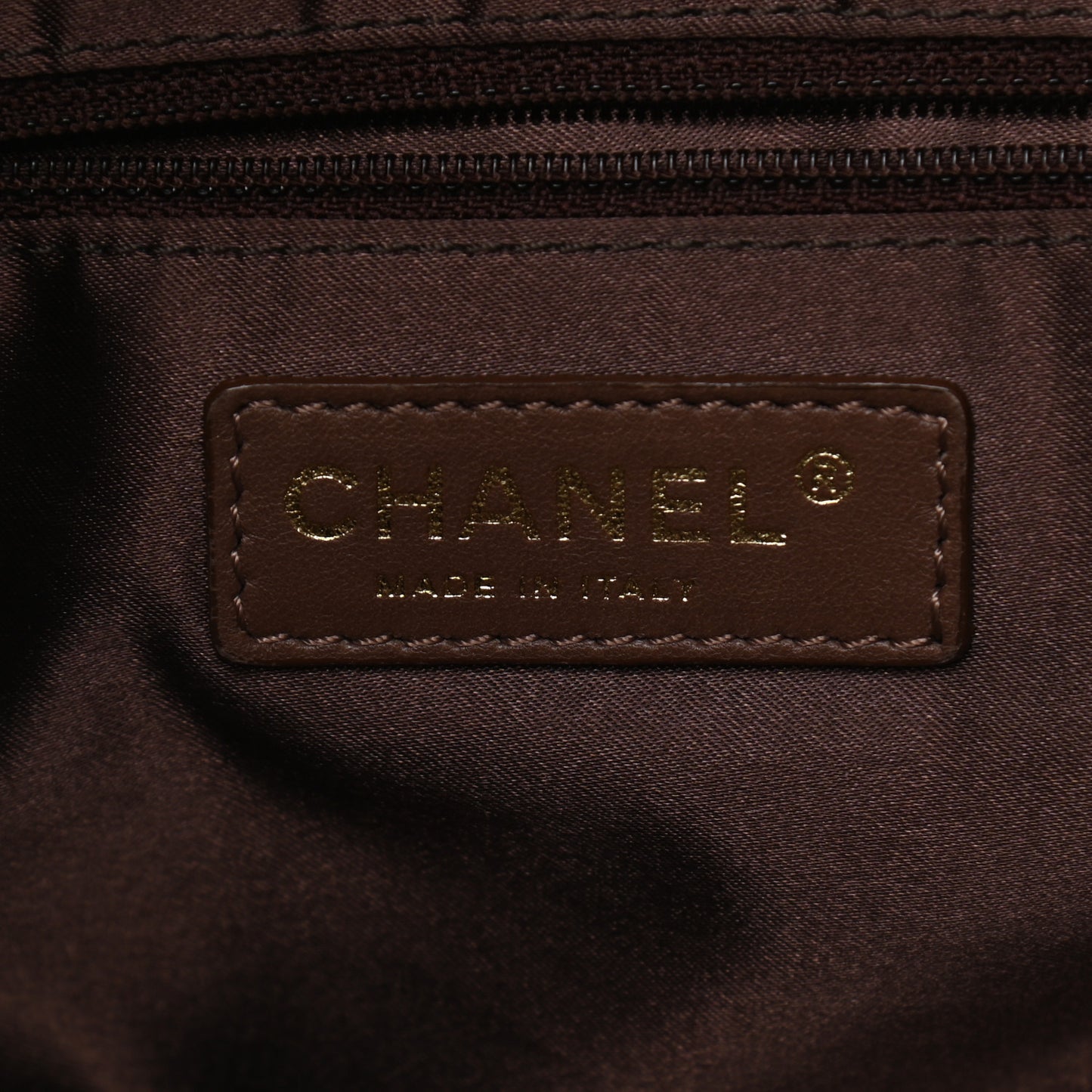 Metallic Calfskin Baby Coco Cabas Bronze