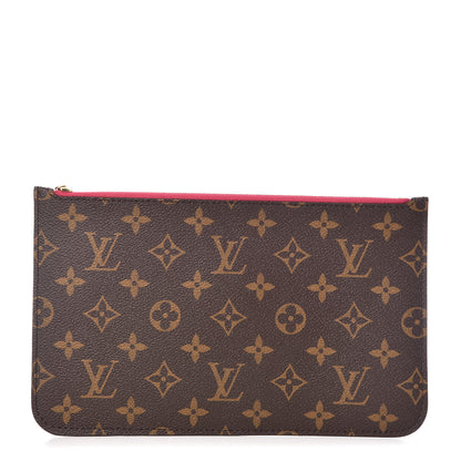 Louis Vuitton Monogram Neverfull MM GM Pochette Pivoine 1 of 10