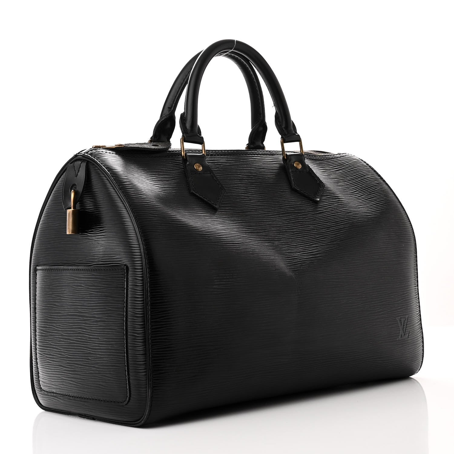 Louis Vuitton Epi Speedy 30 Black 2 of 13
