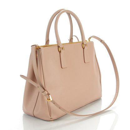 Prada Saffiano Medium Galleria Double Zip Tote Cammeo 3 of 9