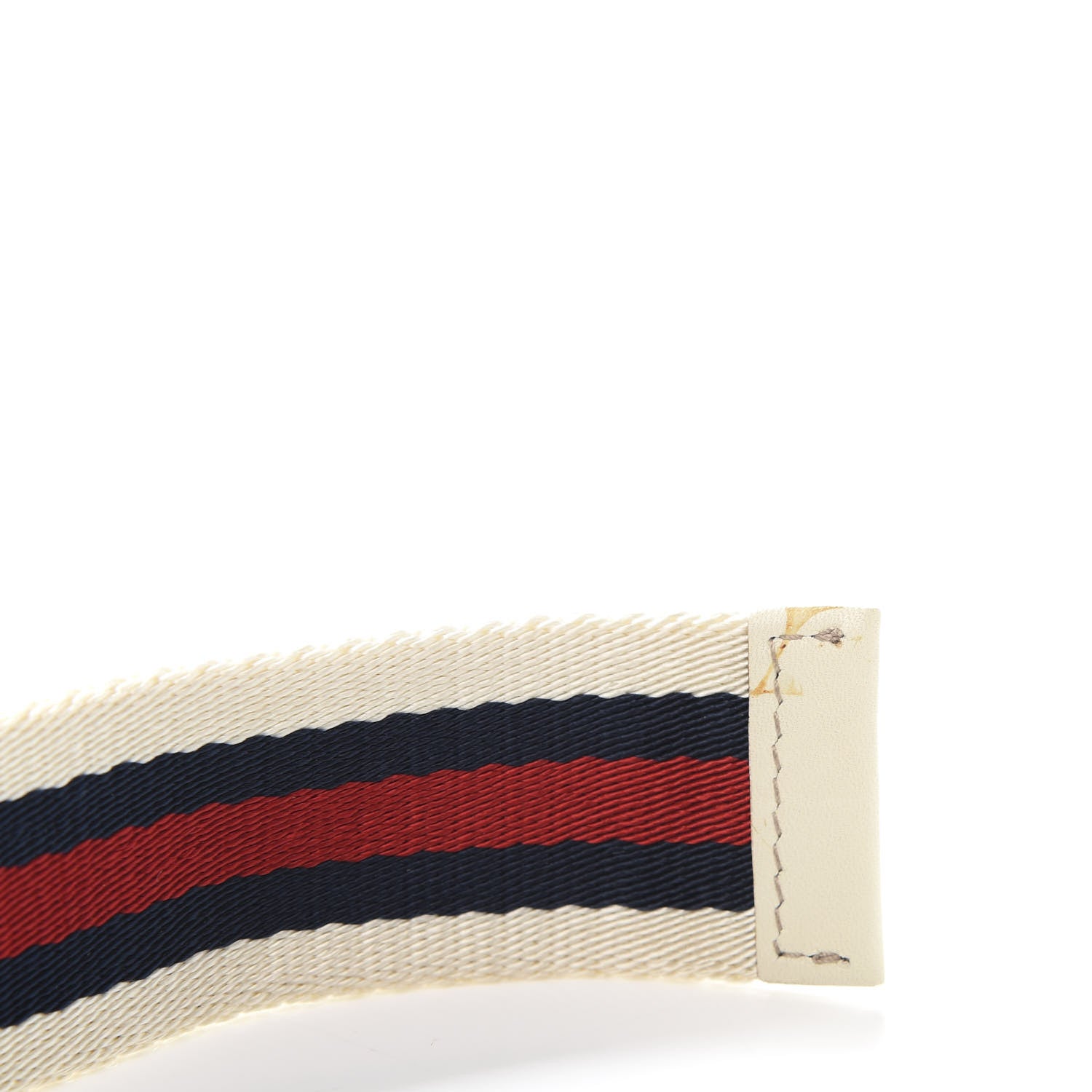 Gucci Nylon Buckle Web Belt 80 32 Red Green 5 of 6