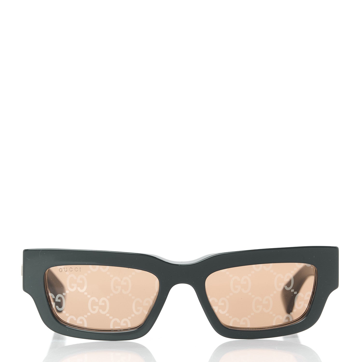 Gucci Acetate Rectangular Frame Sunglasses GG1838S Dark Grey 2 of 8