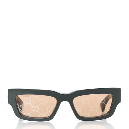 Gucci Acetate Rectangular Frame Sunglasses GG1838S Dark Grey 2 of 8