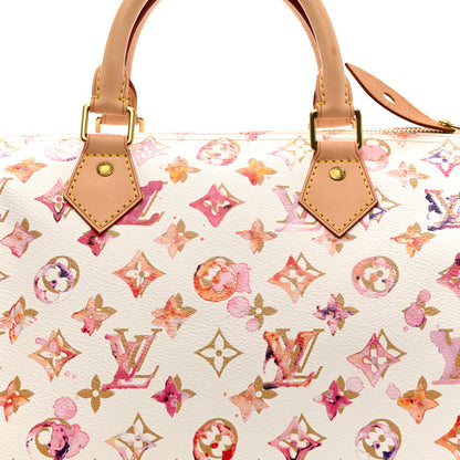 Louis Vuitton Watercolor Aquarelle Speedy 30 White 8 of 14