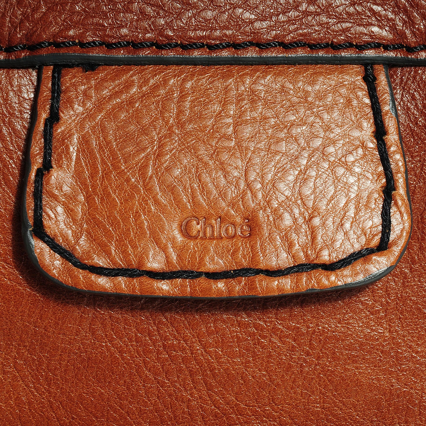 Leather Edith Satchel Muscade