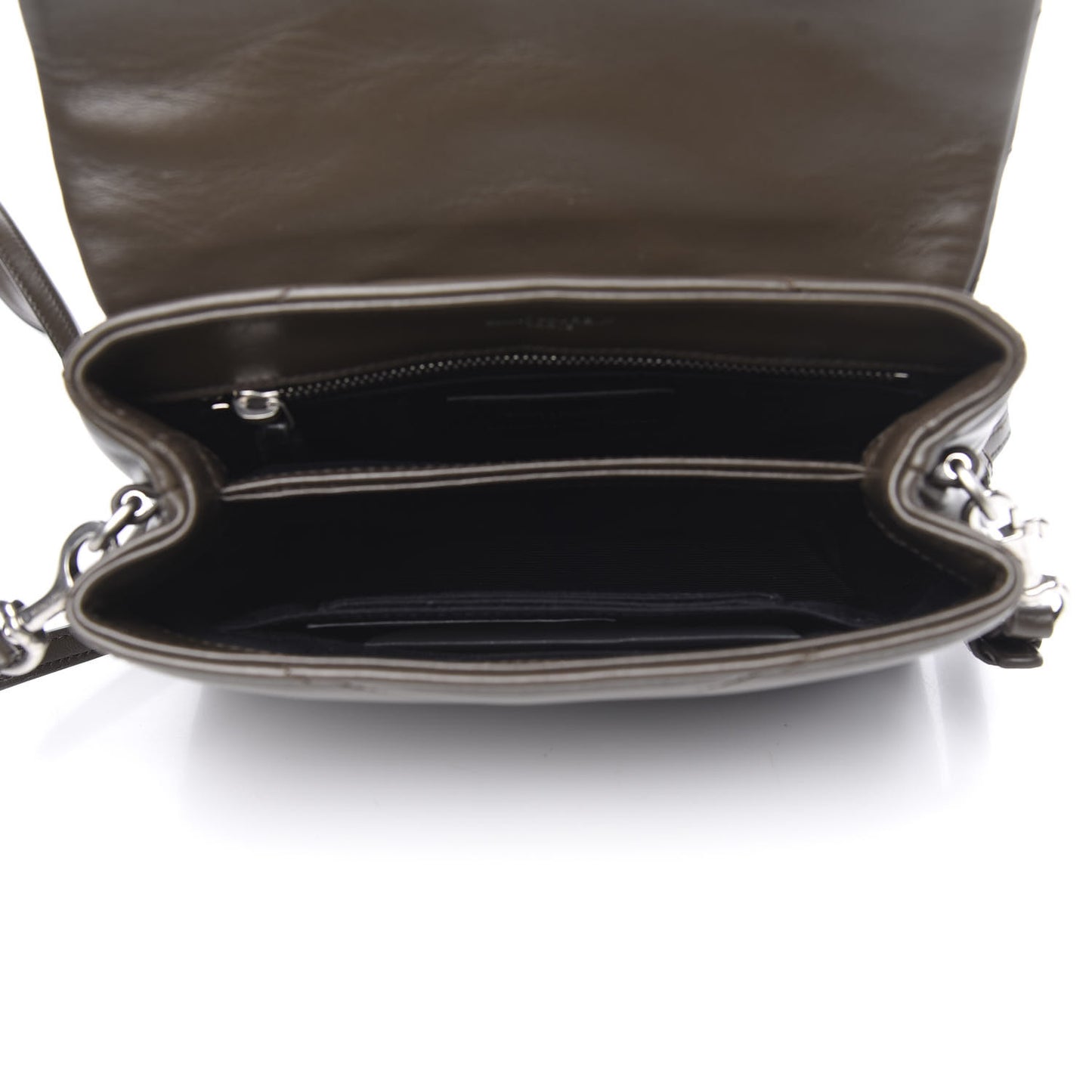Calfskin Y Quilted Monogram Toy Loulou Crossbody Bag Faggio