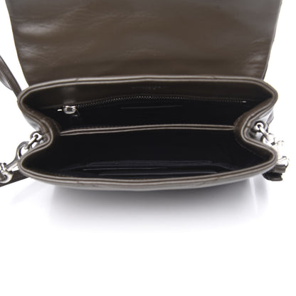 Saint Laurent Calfskin Y Quilted Monogram Toy Loulou Crossbody Bag Faggio 5 of 10