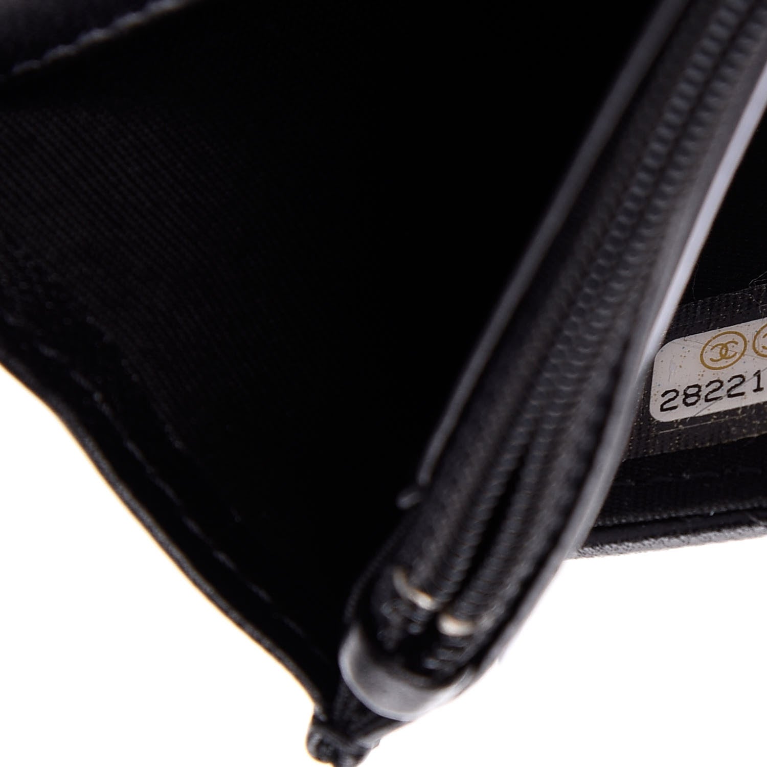 Chanel Lambskin Quilted Chain Around Wallet On Chain WOC Black 8 of 11