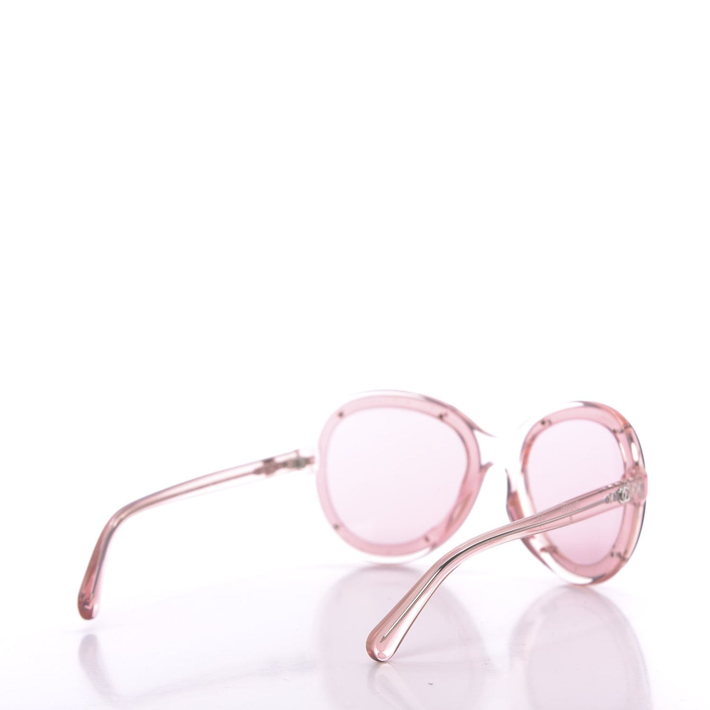 Acetate Round CC Sunglasses 71199 Pink