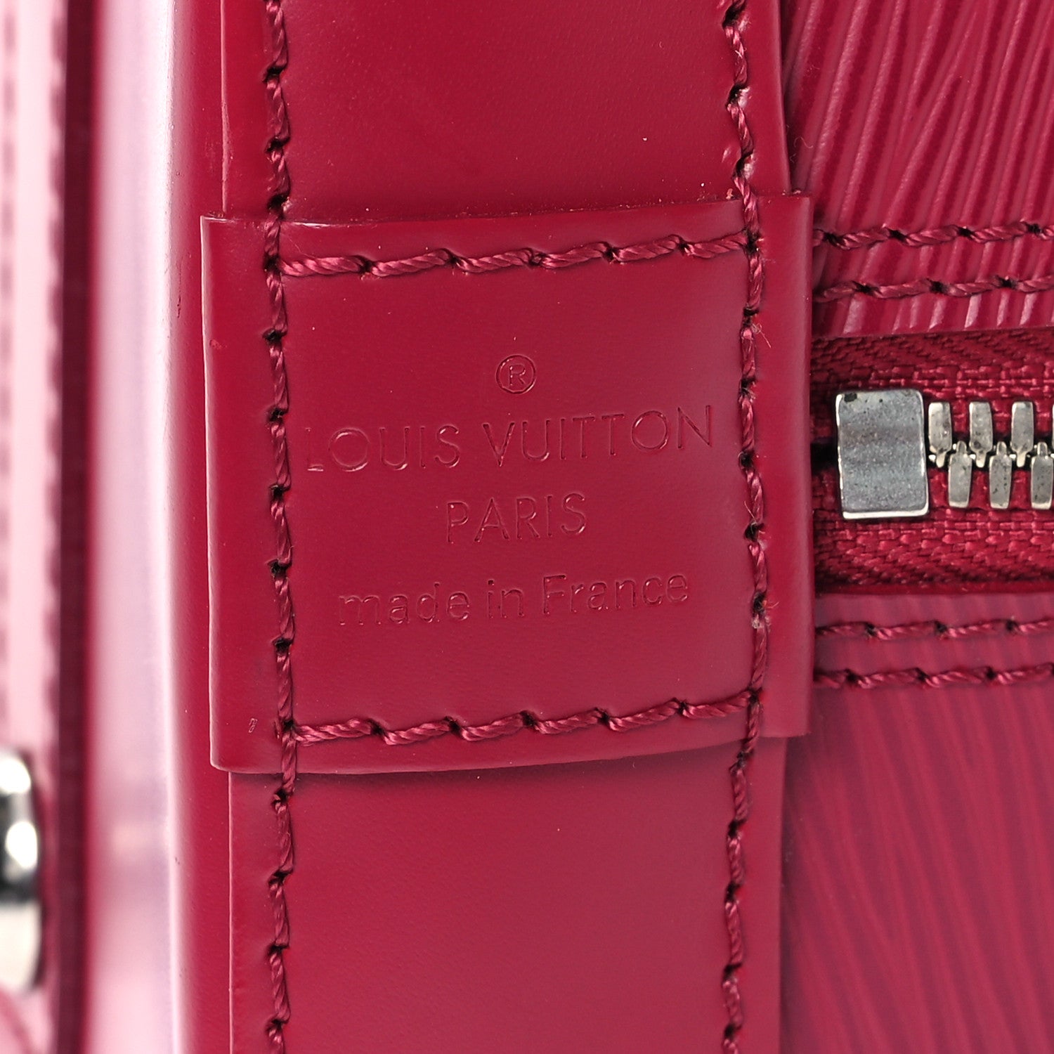 Louis Vuitton Epi Alma PM Rubis 6 of 9