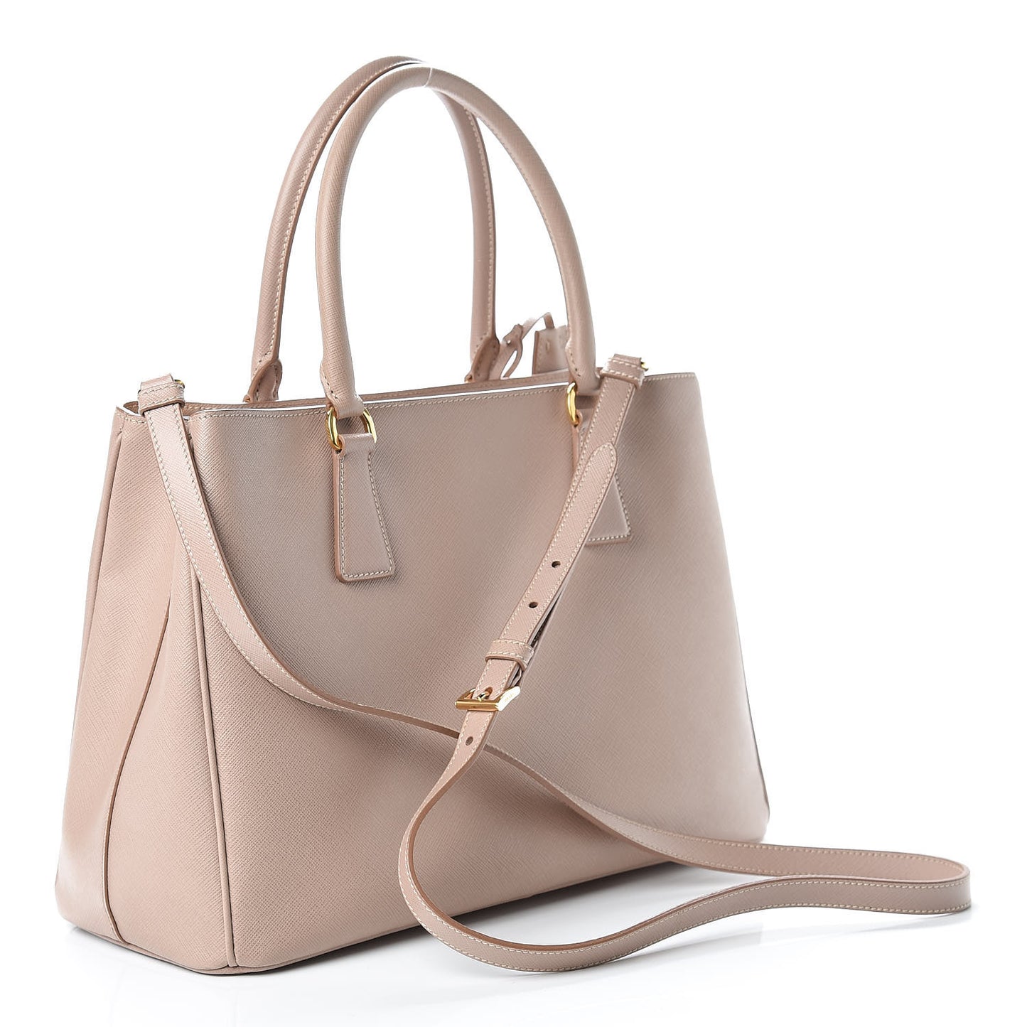 Saffiano Lux Medium Tote Cammeo