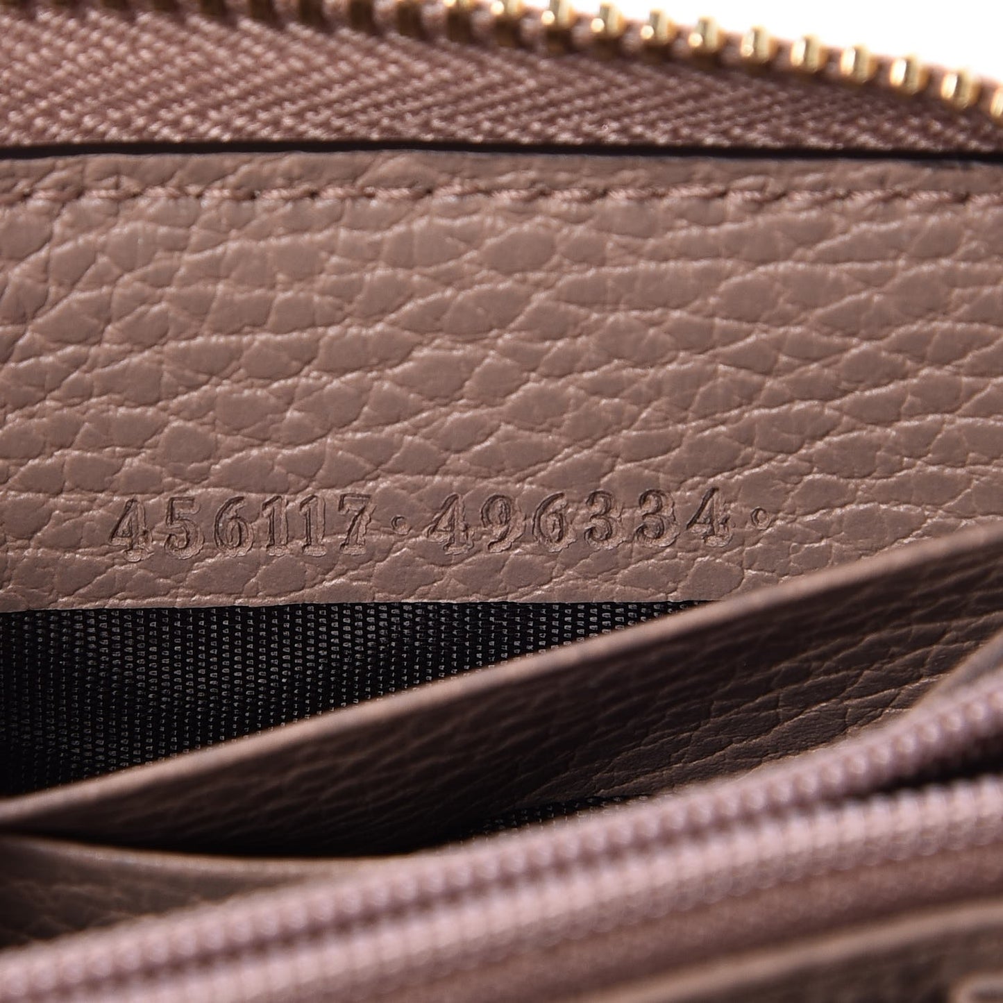 Dollar Calfskin GG Marmont Zip Around Wallet Porcelain Rose