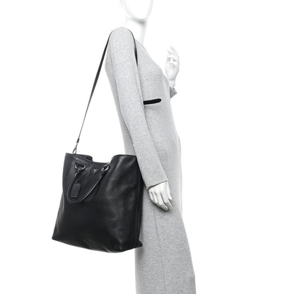 Prada Vitello Phenix Tote Black 2 of 15