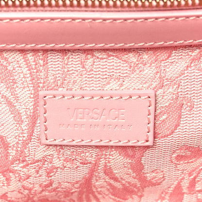 Versace Jacquard Barocco Print Small Athena Tote Pink 6 of 8