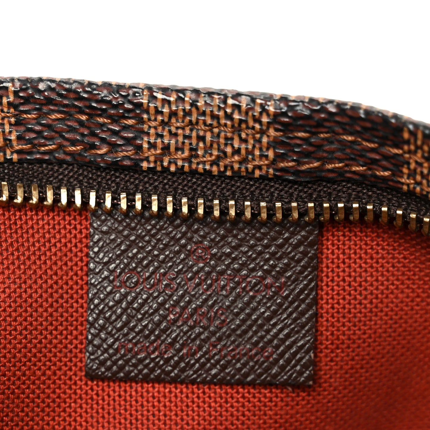 Damier Ebene Trousse Make Up Bag Pochette