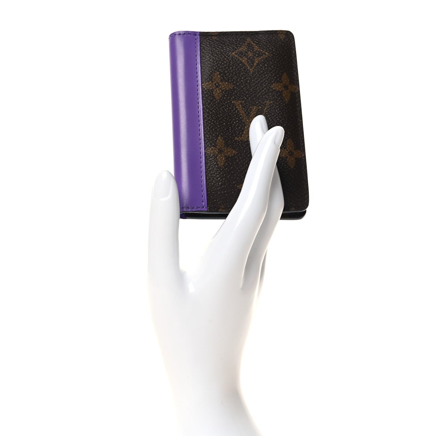 Monogram Pocket Organizer NM Purple