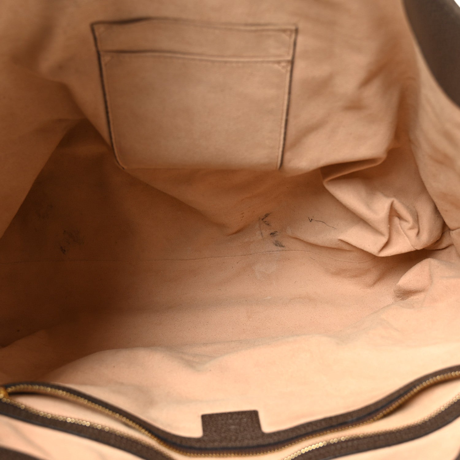 Gucci Soft GG Supreme Monogram Bengal Medium Crossbody Tote Beige Pink 5 of 13