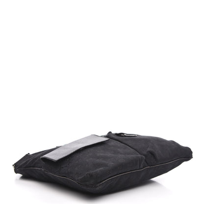 Gucci Monogram Web Medium Double Pocket Messenger Bag Black 4 of 14