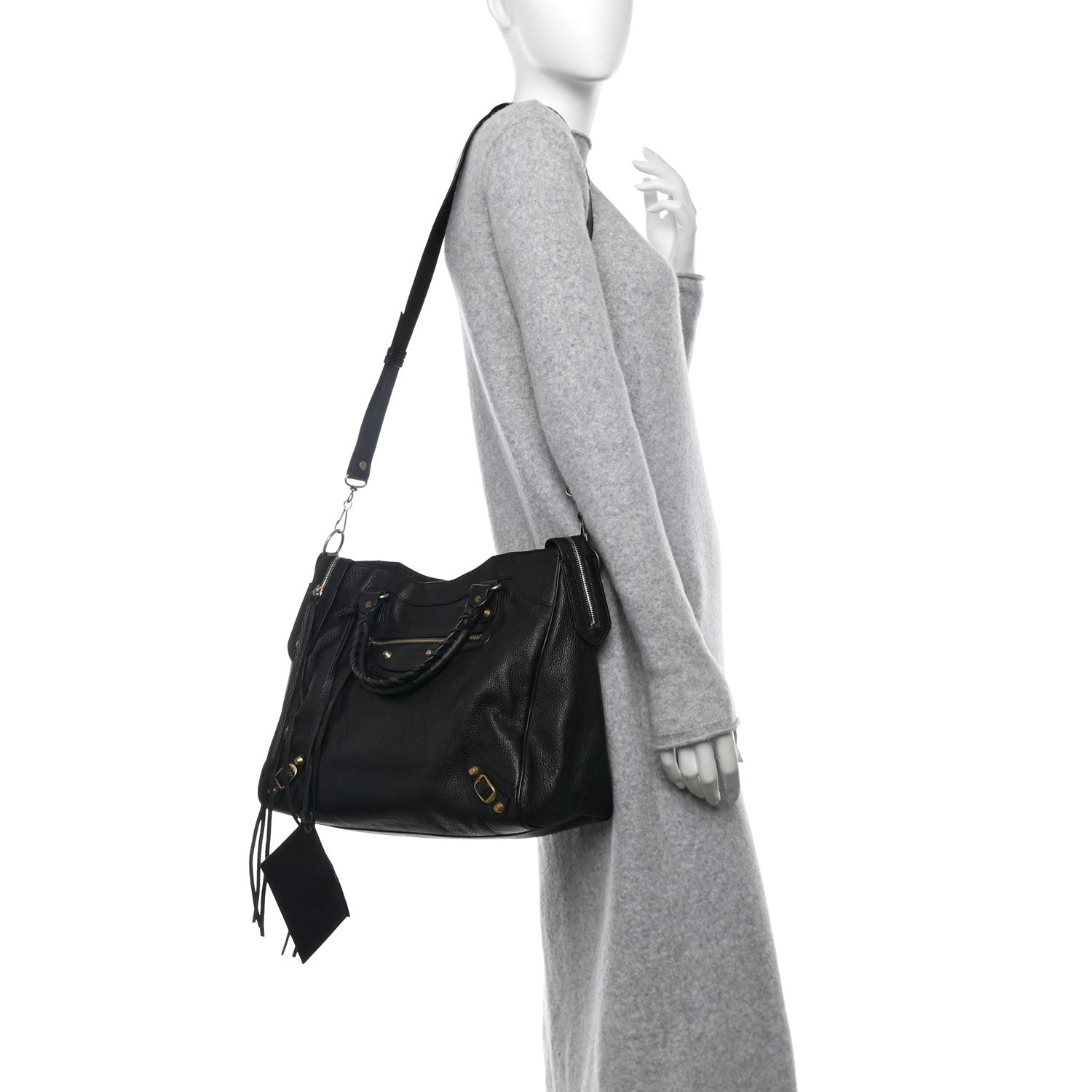 Balenciaga Chevre Classic Gold Hardware Velo Black 2 of 12