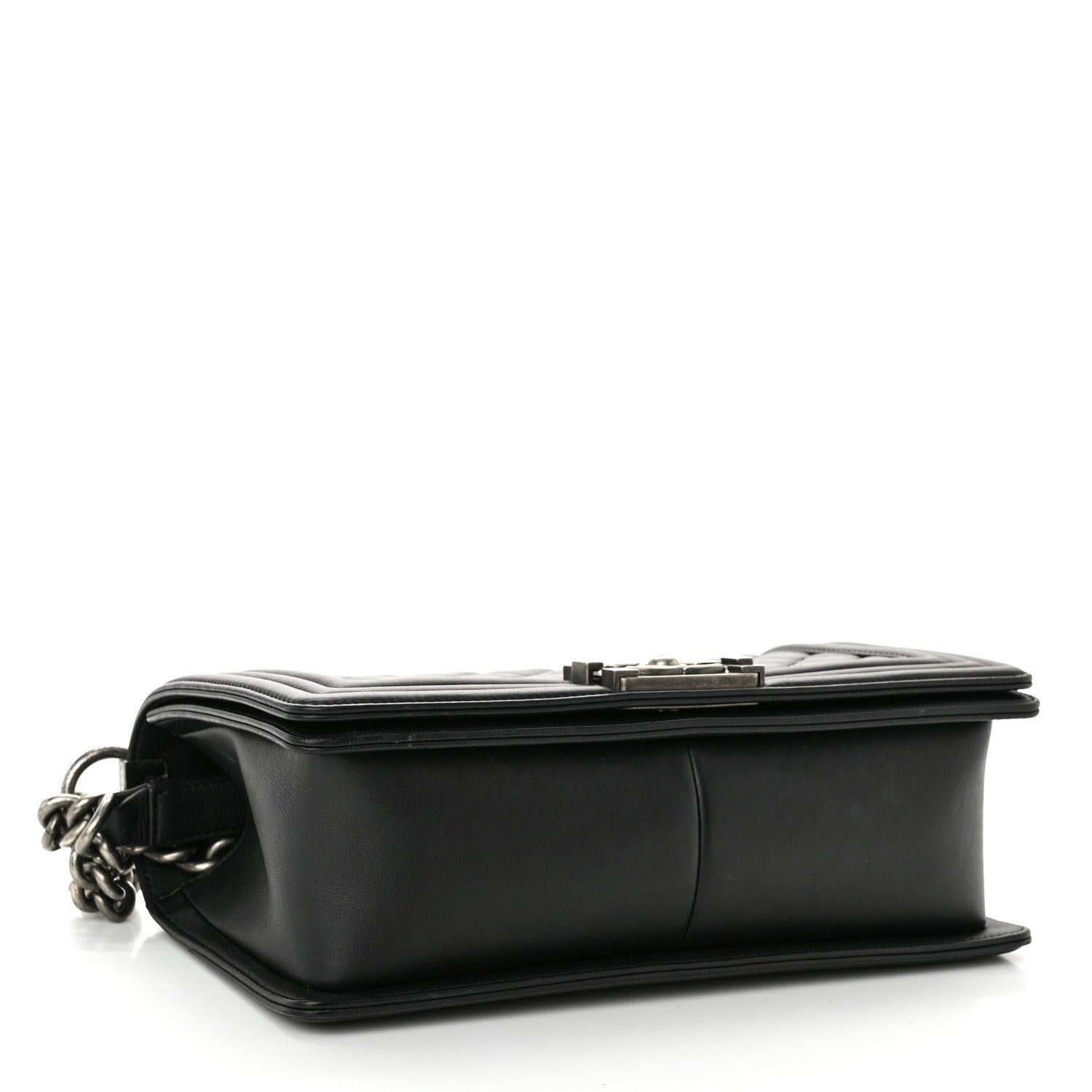 Chanel Calfskin Quilted Medium Boy Flap Black 4 of 10