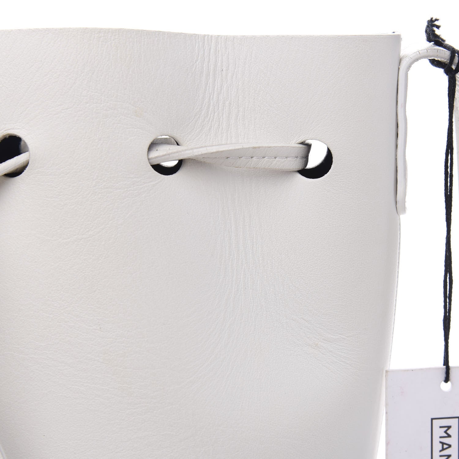 Mansur Gavriel Calfskin Mini Bucket Bag White 7 of 11
