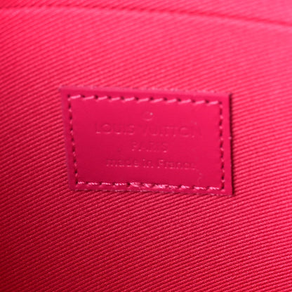 Louis Vuitton Vernis Valentine Pochette Felicie Chain Wallet Fuchsia 7 of 9