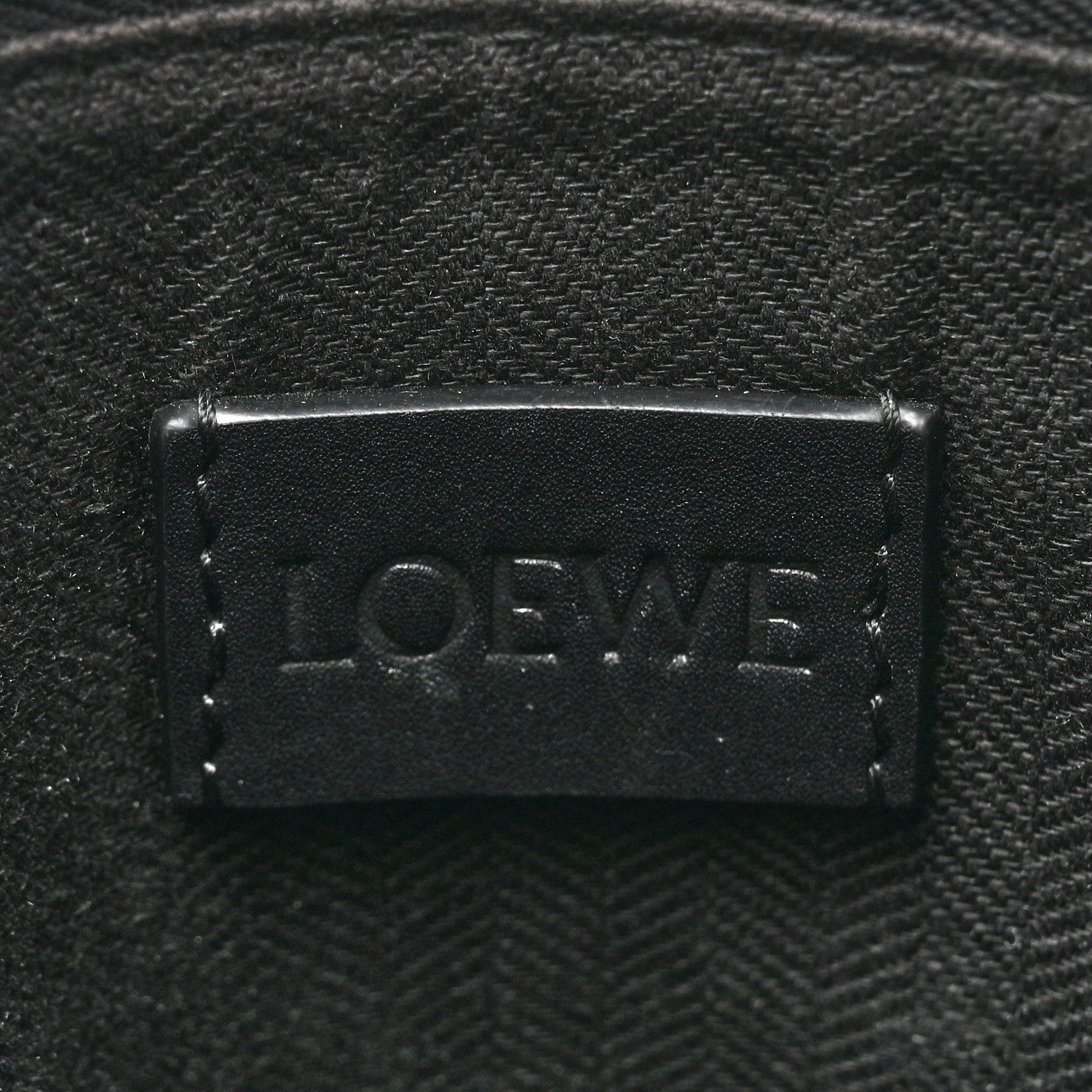 Loewe Supple Smooth Calfskin Jacquard Small Cubi Crossbody Bag Black 6 of 13