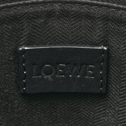 Loewe Supple Smooth Calfskin Jacquard Small Cubi Crossbody Bag Black 6 of 13
