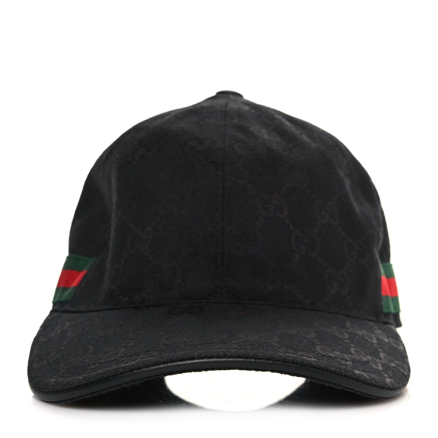 Gucci Monogram Web Baseball Hat S Black 2 of 8