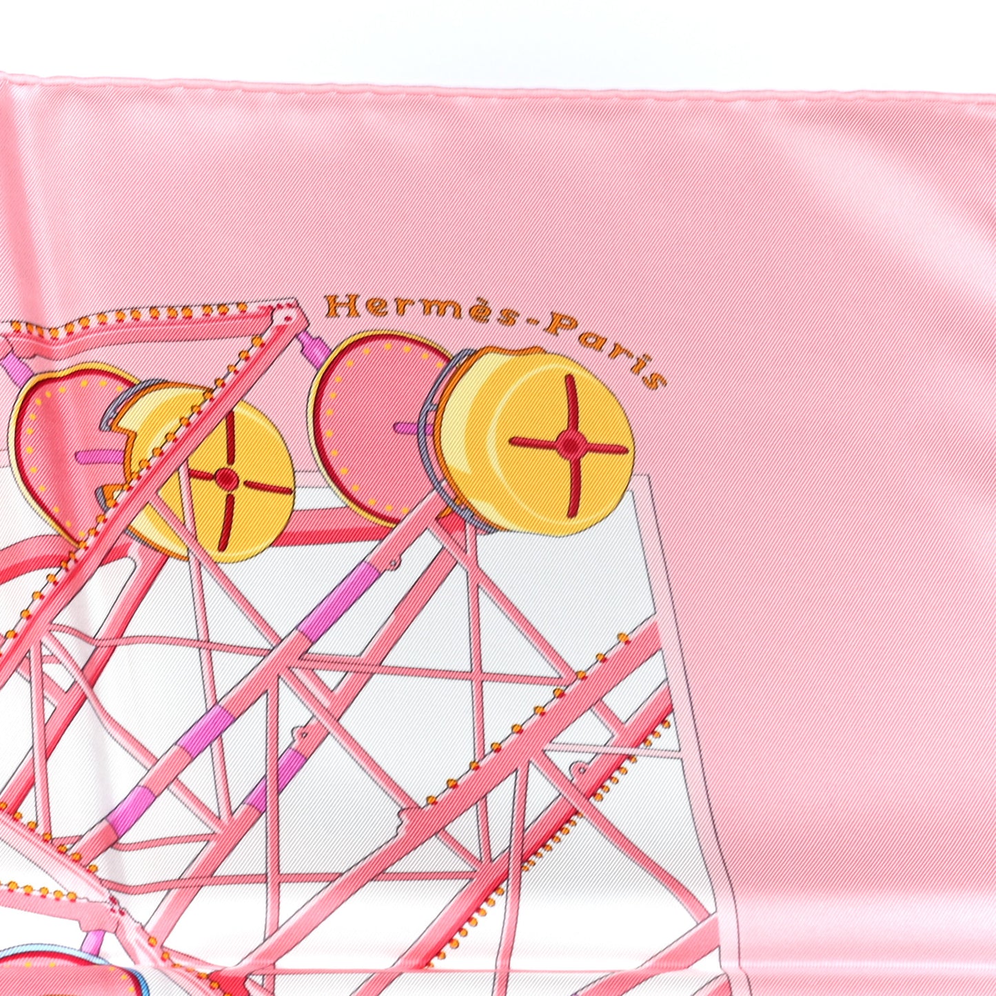 Silk Grande Roue Scarf 90
