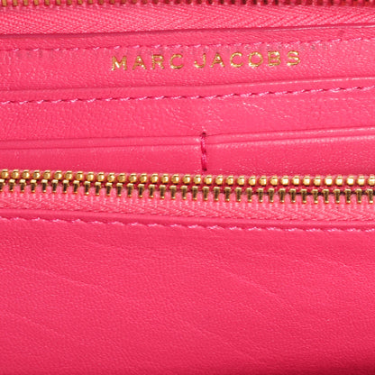 Marc Jacobs Lambskin Quilted The Deluxe Zip Wallet Bubble 6 of 7