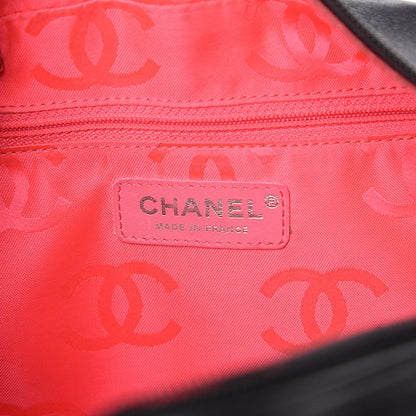 Chanel Calfskin Quilted Large Cambon Bowler Black White 6 of 13